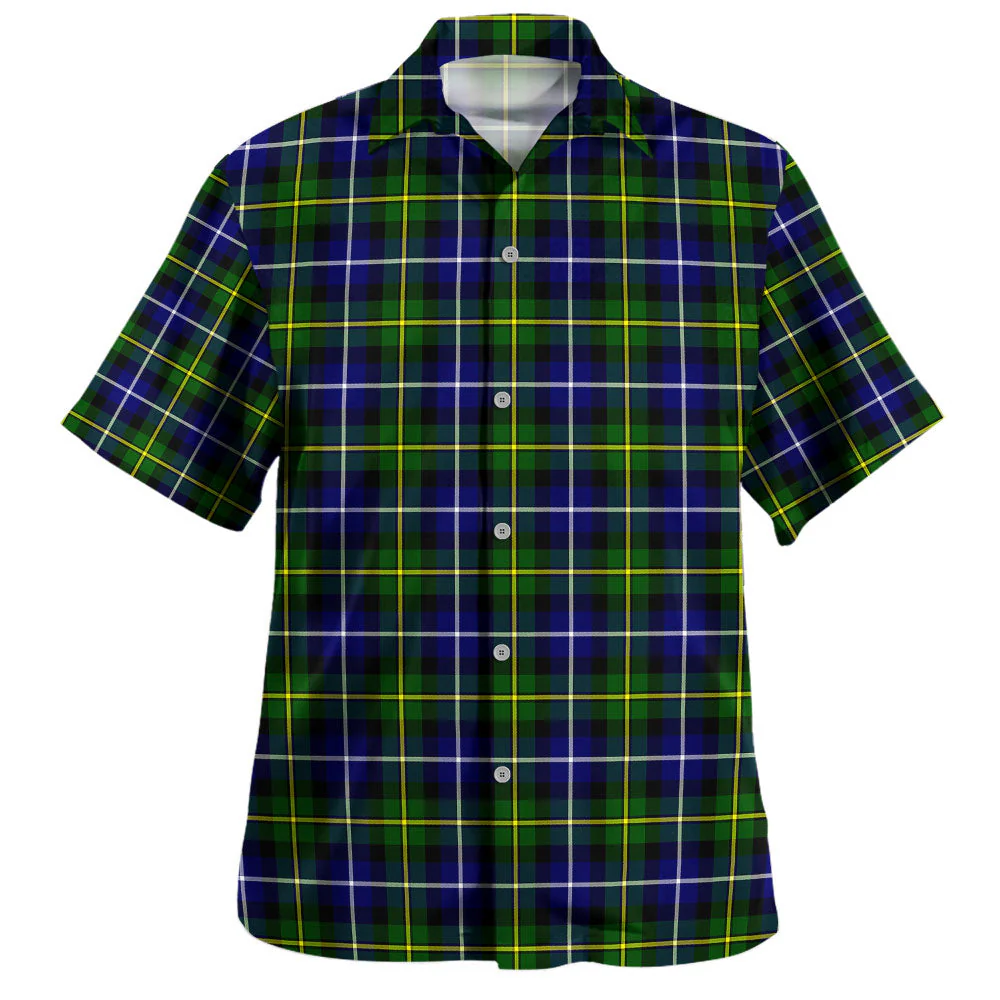 Scottish MacNeil of Barra Modern Clan Badge Tartan Hawaiian Shirt