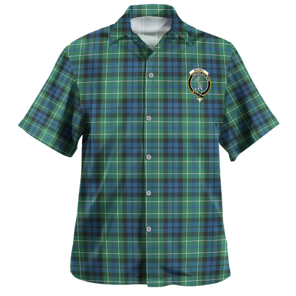 Scottish MacNeill of Colonsay Ancient Clan Badge Tartan Hawaiian Shirt - Image 2