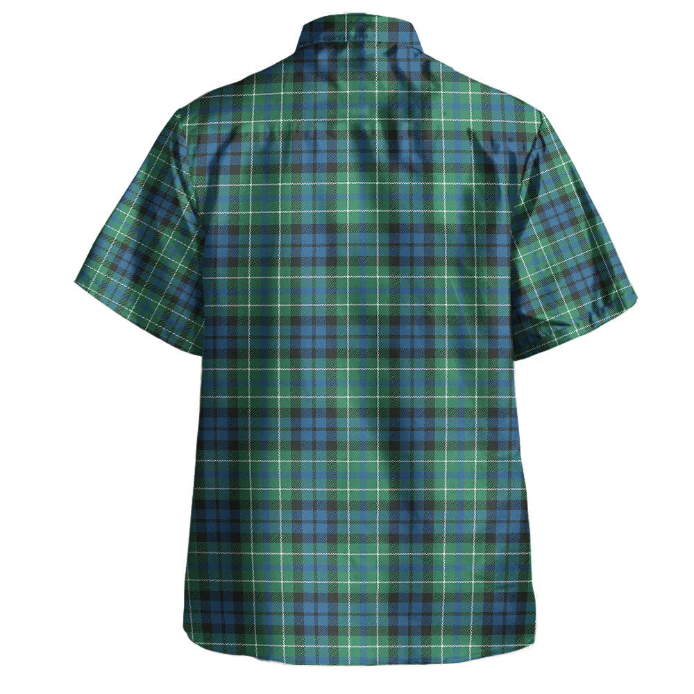 Scottish MacNeill of Colonsay Ancient Clan Badge Tartan Hawaiian Shirt - Image 3