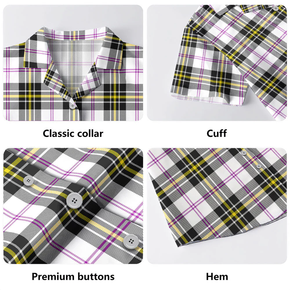 Scottish MacPherson Dress Modern Clan Badge Tartan Hawaiian Shirt - Image 4