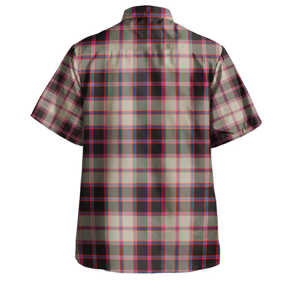 Scottish MacPherson Hunting Ancient Clan Badge Tartan Hawaiian Shirt - Image 3