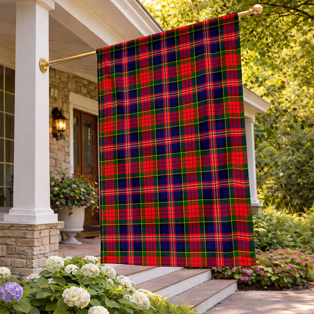 Scottish MacPherson Modern Clan Badge Tartan Flag Parade Vertical Style - Image 2