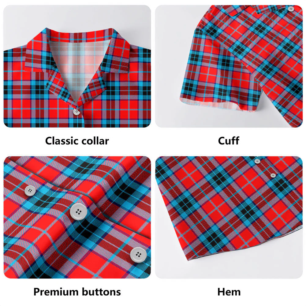 Scottish MacTavish Modern Clan Badge Tartan Hawaiian Shirt - Image 4