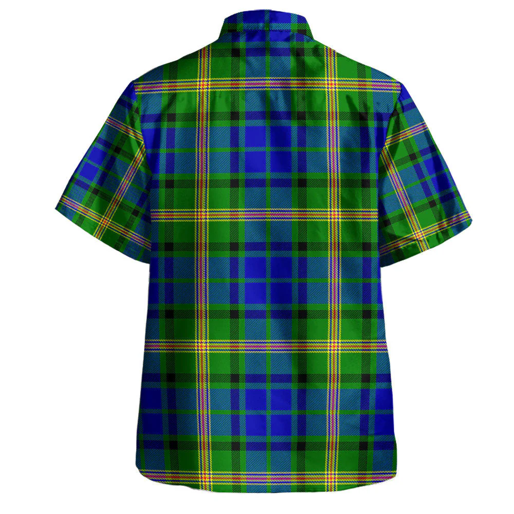 Scottish Maitland Clan Badge Tartan Hawaiian Shirt - Image 3