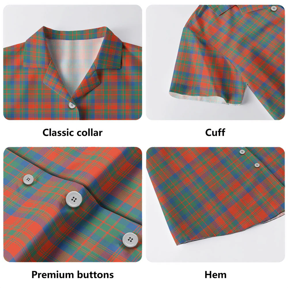 Scottish Matheson Ancient Clan Badge Tartan Hawaiian Shirt - Image 4