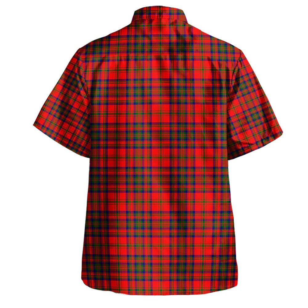 Scottish Matheson Modern Clan Badge Tartan Hawaiian Shirt - Image 3