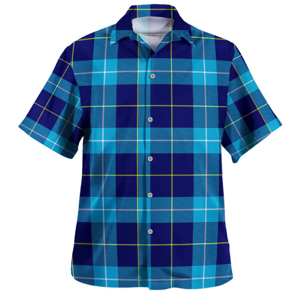 Scottish McKerrell Clan Badge Tartan Hawaiian Shirt