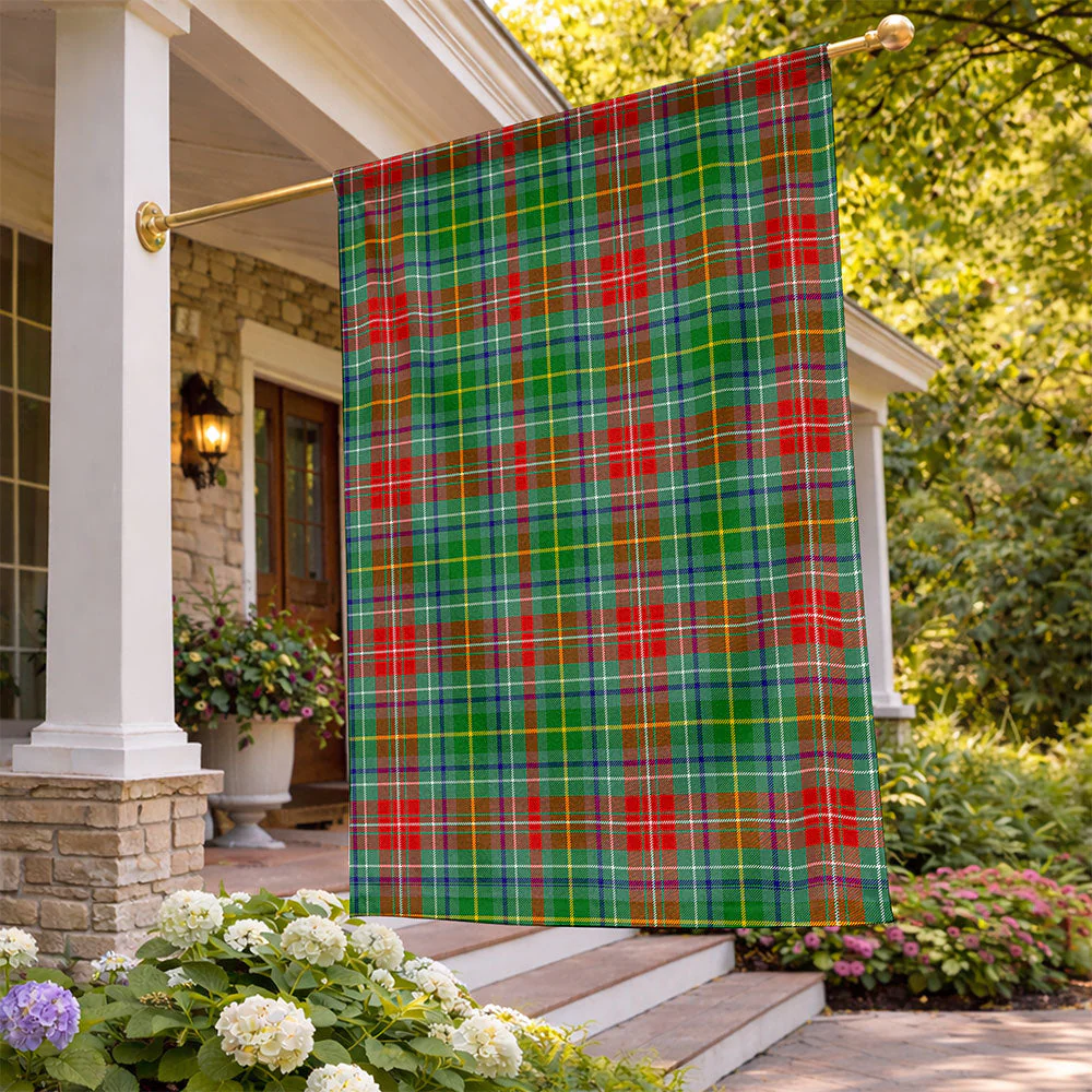Scottish Muirhead Clan Badge Tartan Flag Parade Vertical Style - Image 2
