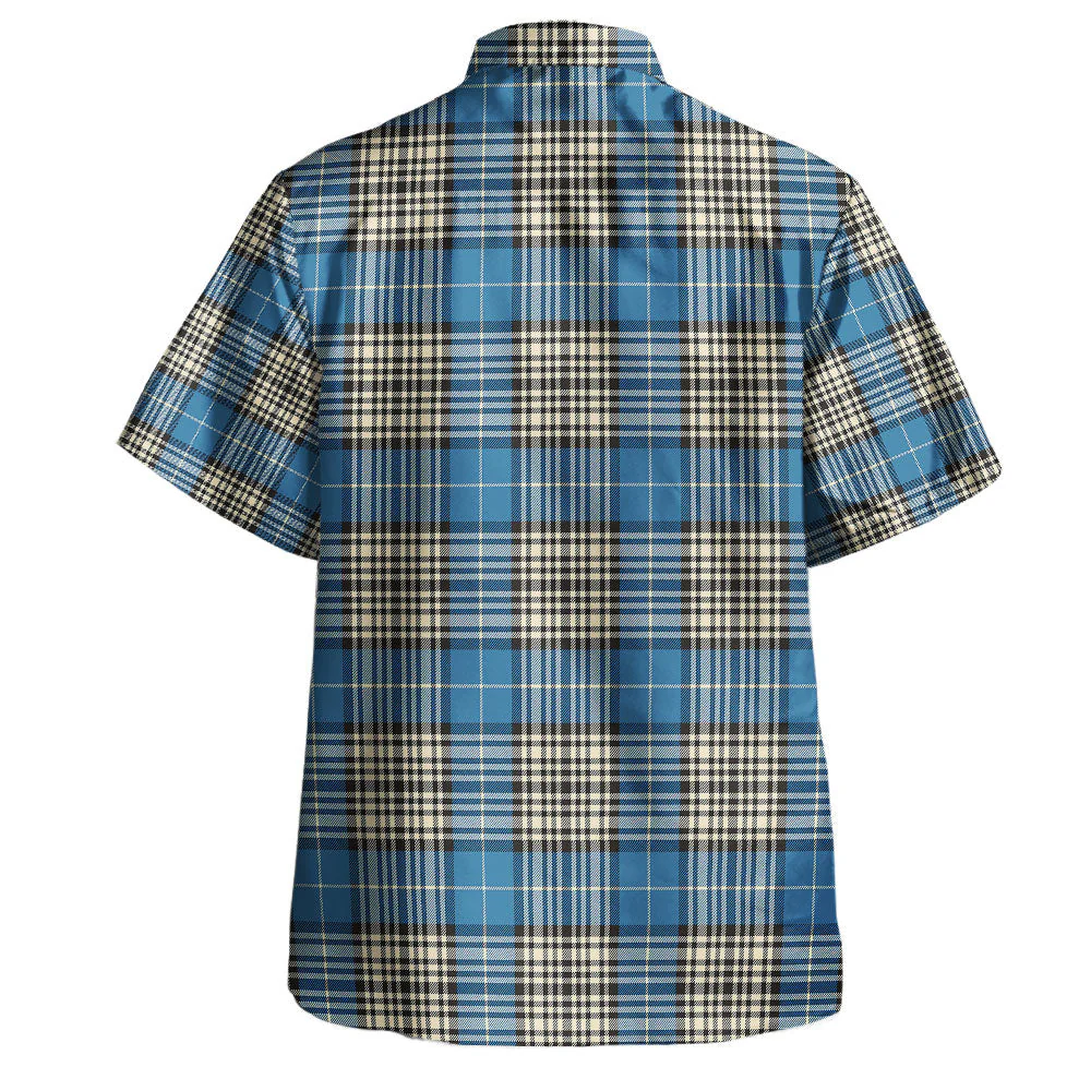 Scottish Napier Ancient Clan Badge Tartan Hawaiian Shirt - Image 3