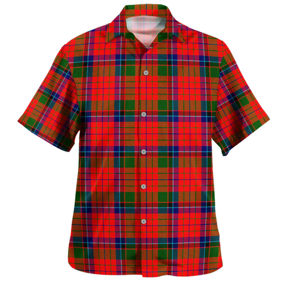Scottish Nicolson Modern Clan Badge Tartan Hawaiian Shirt