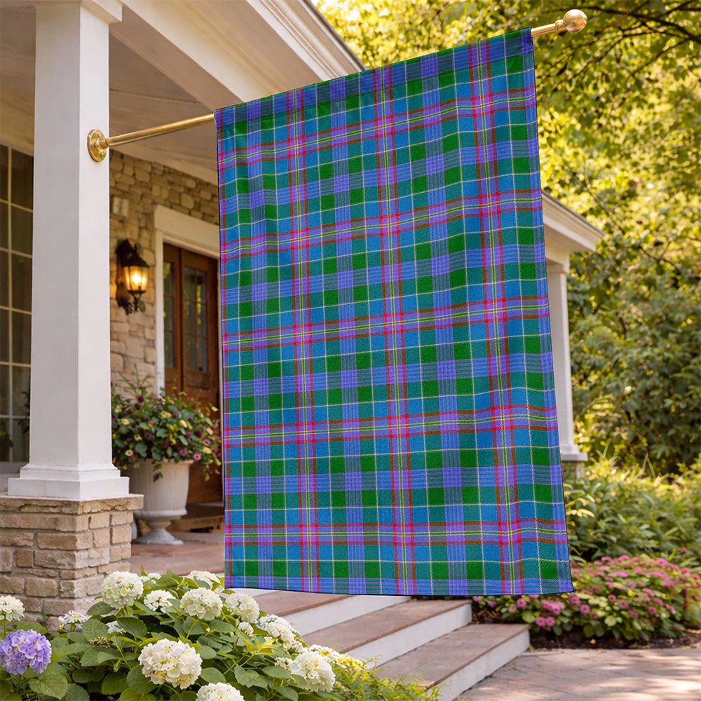 Scottish Ralston Clan Badge Tartan Flag Parade Vertical Style - Image 2