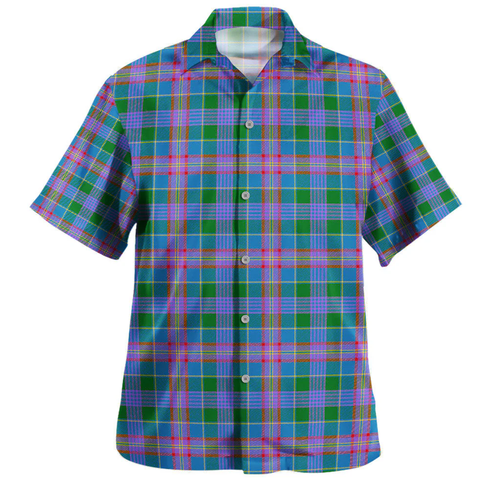 Scottish Ralston Clan Badge Tartan Hawaiian Shirt