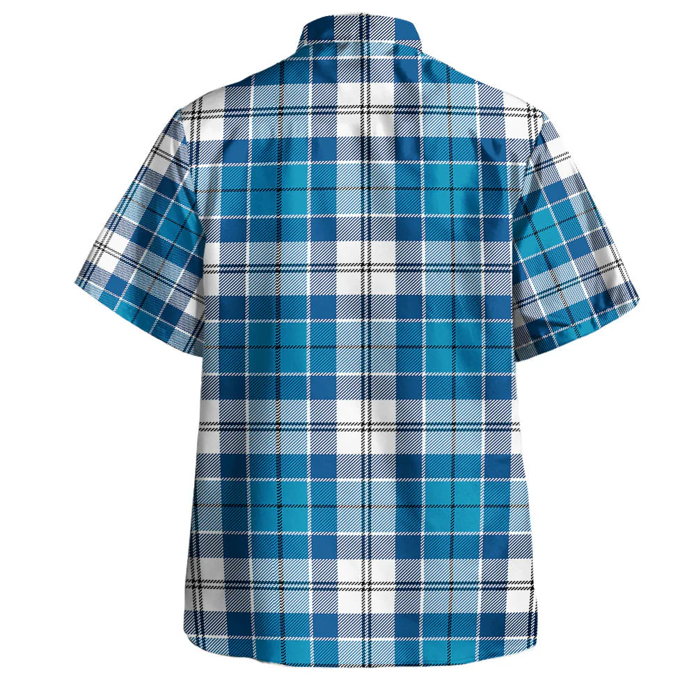 Scottish Roberton Clan Badge Tartan Hawaiian Shirt - Image 3