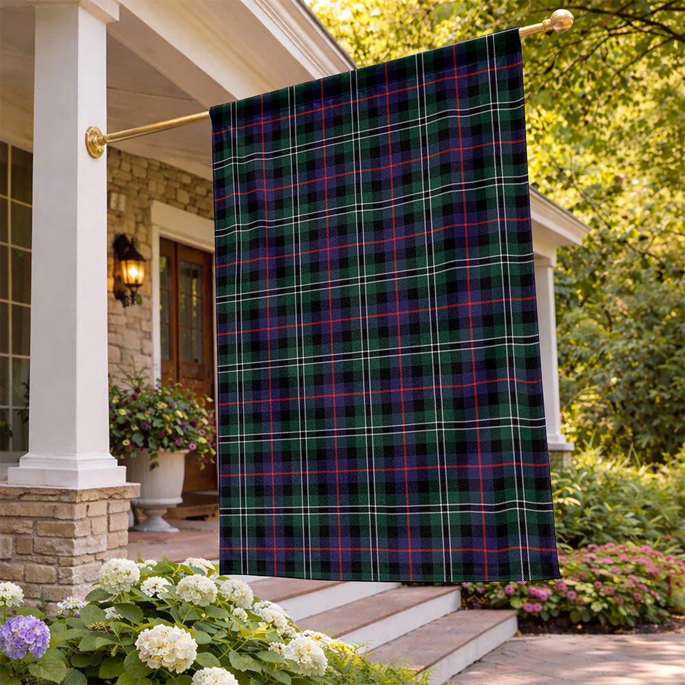 Scottish Rose Hunting Modern Clan Badge Tartan Flag Parade Vertical Style - Image 2