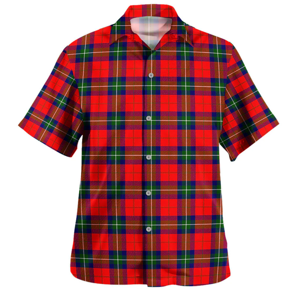 Scottish Ruthven Modern Clan Badge Tartan Hawaiian Shirt