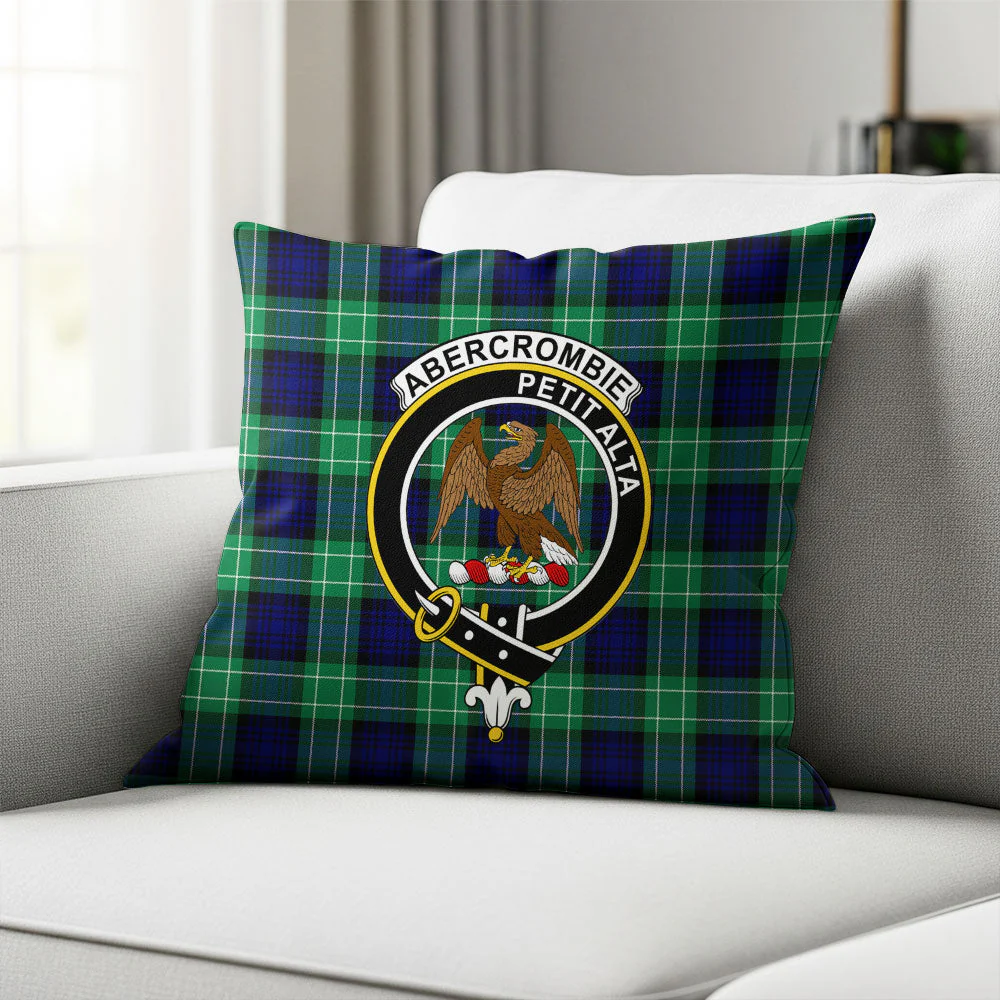 Scottish Abercrombie Clan Badge Tartan Pillow Case - Image 2
