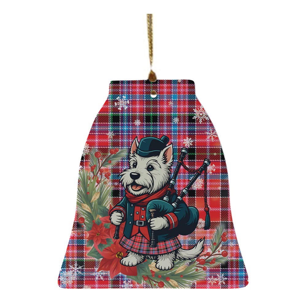 Scottish Aberdeen District Tartan Ceramic Ornament Cute Scottish Terrier Dog - Image 4