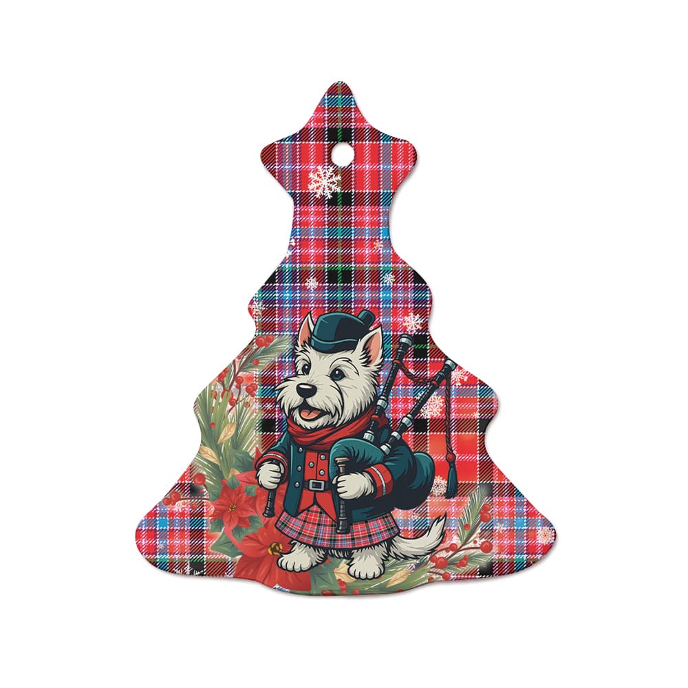 Scottish Aberdeen District Tartan Ceramic Ornament Cute Scottish Terrier Dog - Image 7