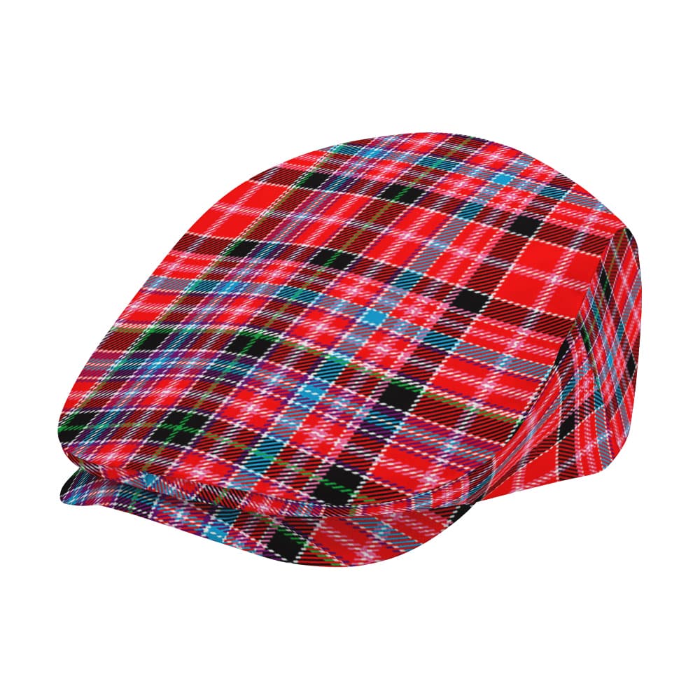 Scottish Aberdeen District Tartan Flat Cap - Image 2