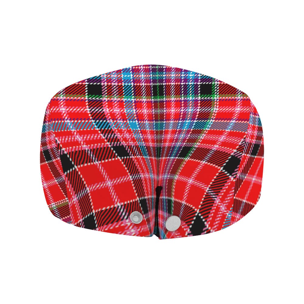 Scottish Aberdeen District Tartan Flat Cap - Image 4