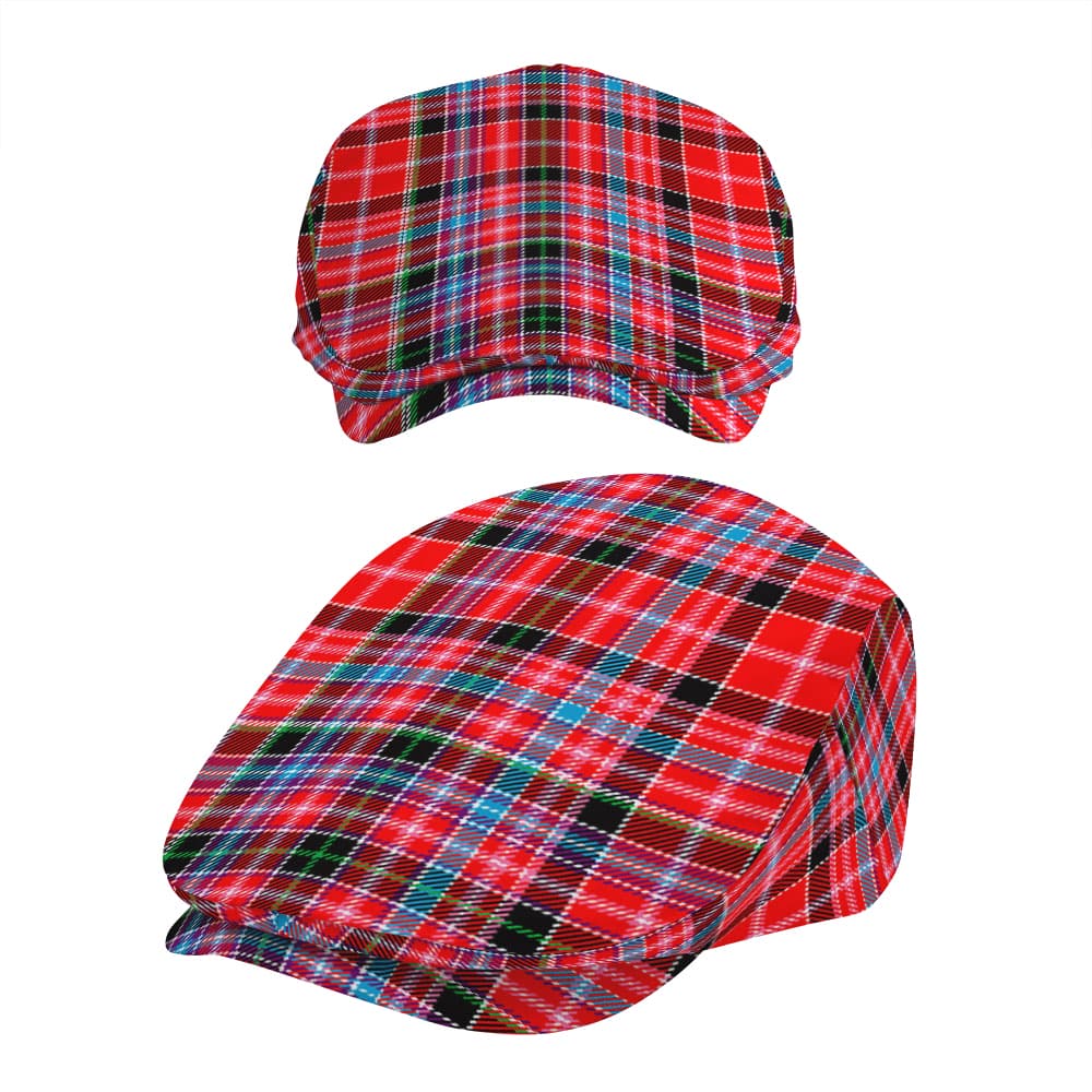 Scottish Aberdeen District Tartan Flat Cap - Image 5