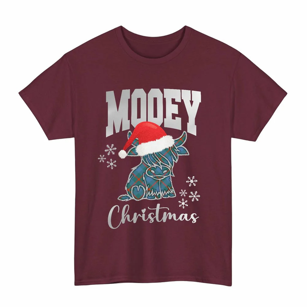 Scottish Agnew Ancient Clan Tartan Unisex T-Shirt - Mooey Christmas - Image 4