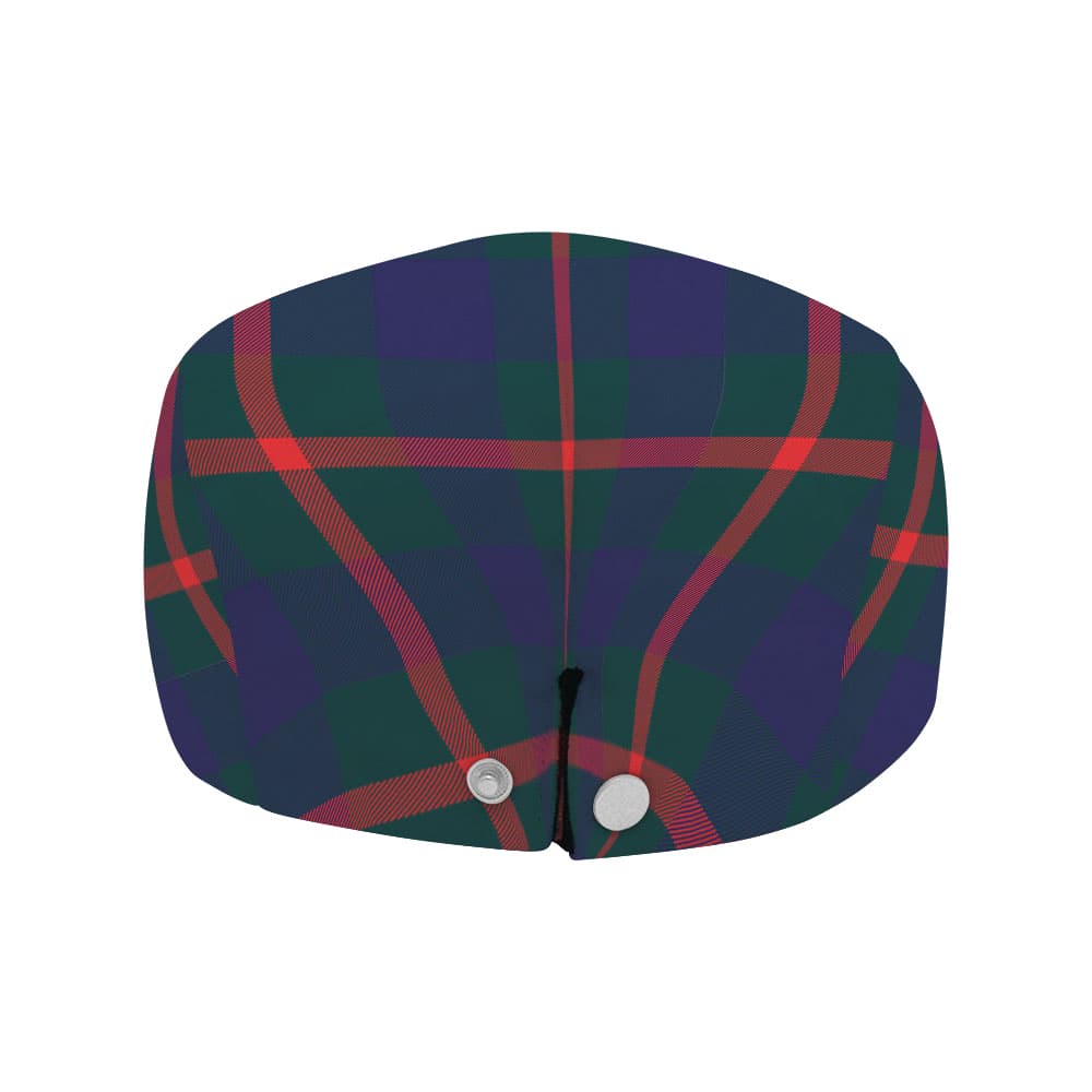 Scottish Agnew Clan Badge Tartan Flat Cap - Image 4