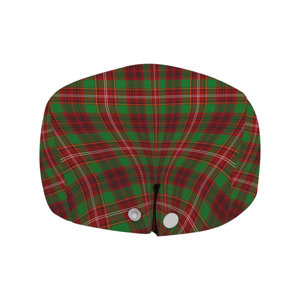 Scottish Ainslie Clan Badge Tartan Flat Cap - Image 4