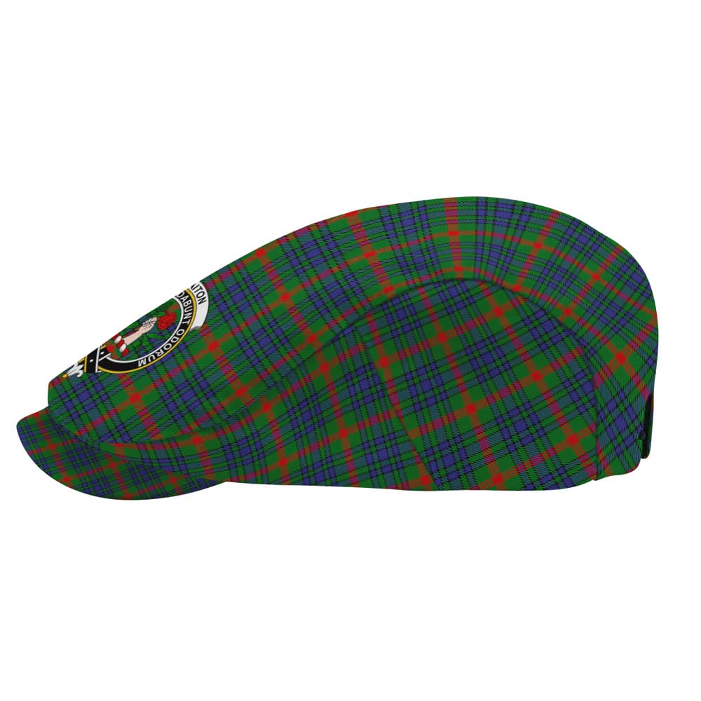 Scottish Aiton Clan Badge Tartan Flat Cap - Image 3
