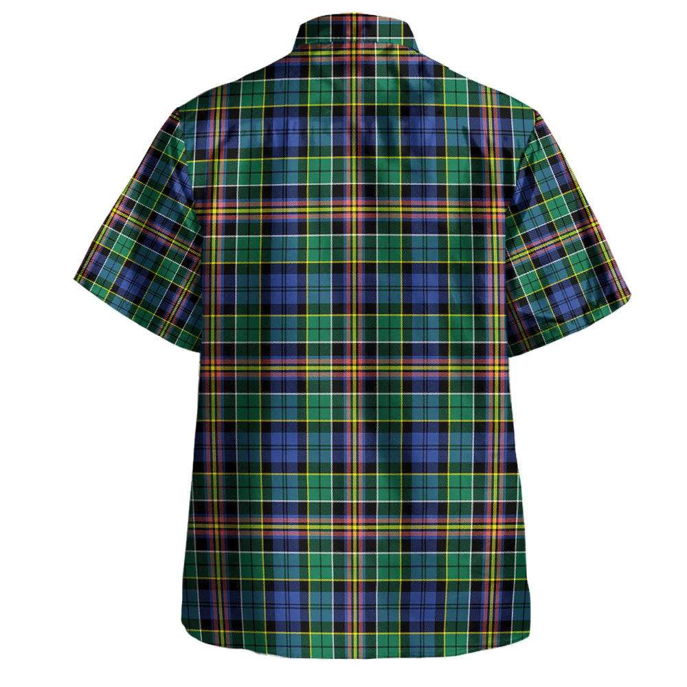 Scottish Allison Clan Badge Tartan Hawaiian Shirt - Image 3