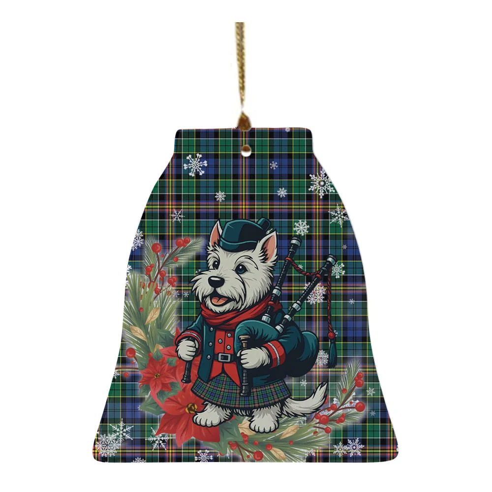 Scottish Allison Tartan Ceramic Ornament Cute Scottish Terrier Dog - Image 4