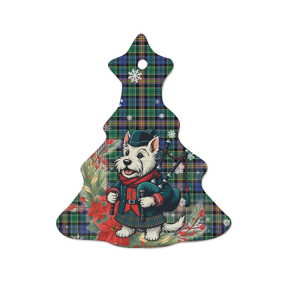 Scottish Allison Tartan Ceramic Ornament Cute Scottish Terrier Dog - Image 7