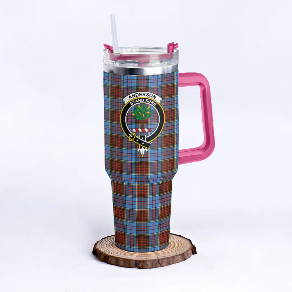 Scottish Anderson Modern Clan Badge Tartan 40oz Tumbler - Image 7