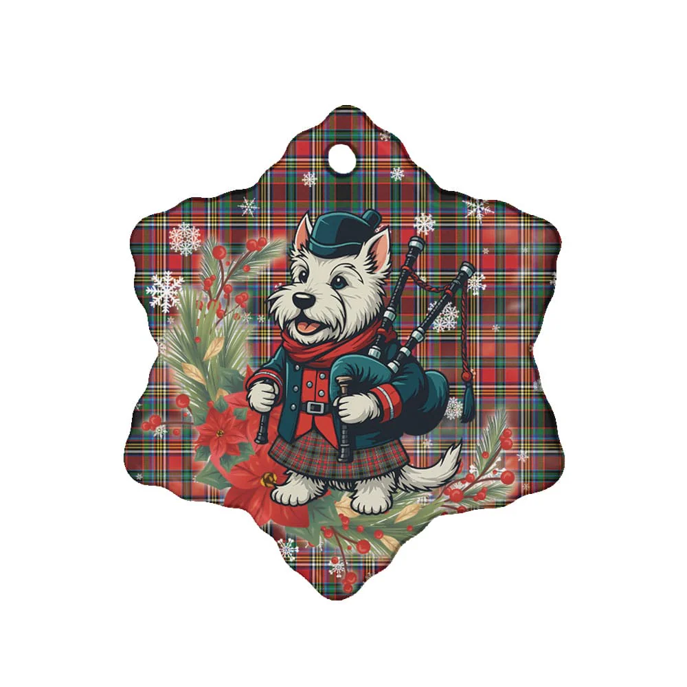 Scottish Anderson of Arbrake Tartan Ceramic Ornament Cute Scottish Terrier Dog - Image 6