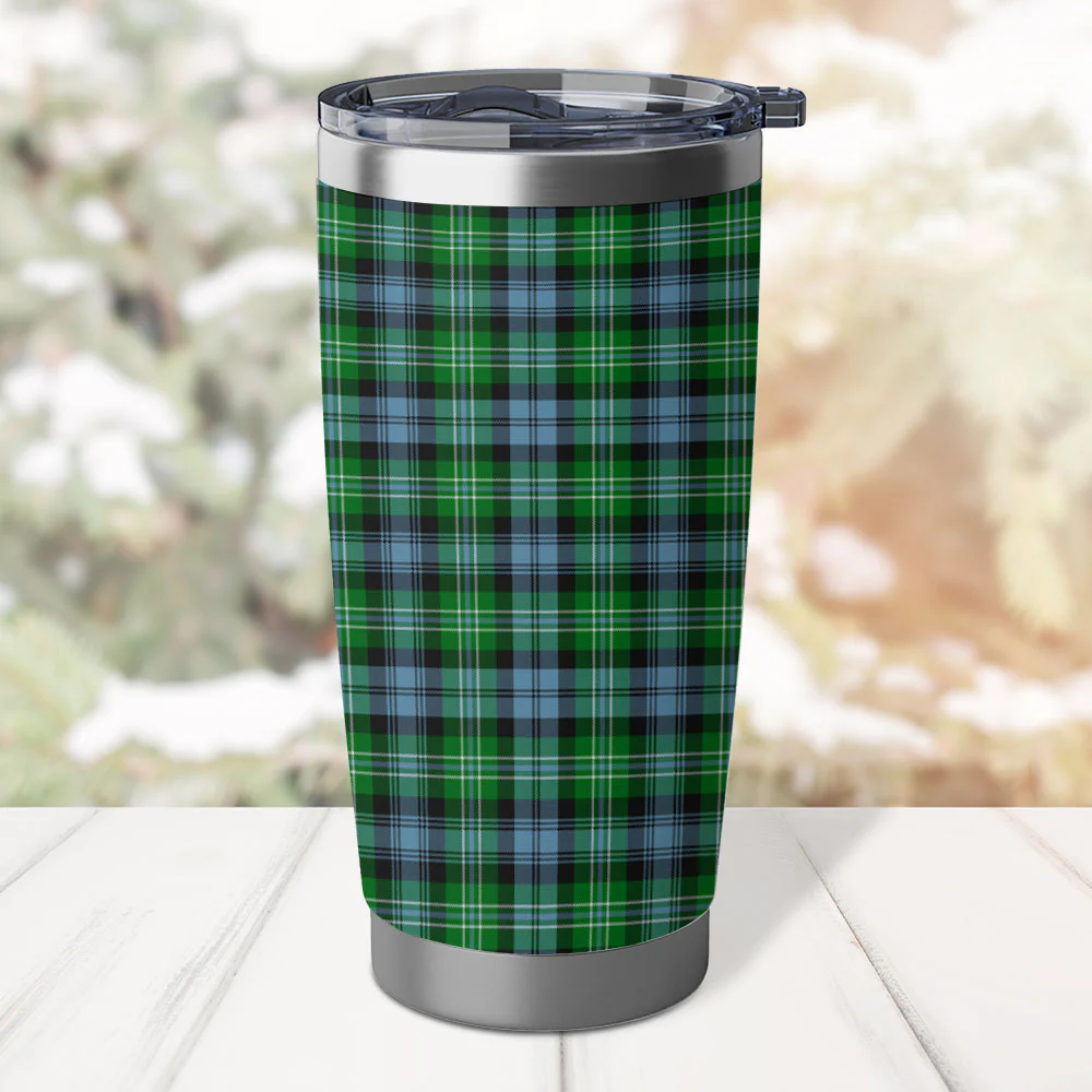 Scottish Arbuthnot Ancient Clan Badge Tartan Tumbler - Image 3