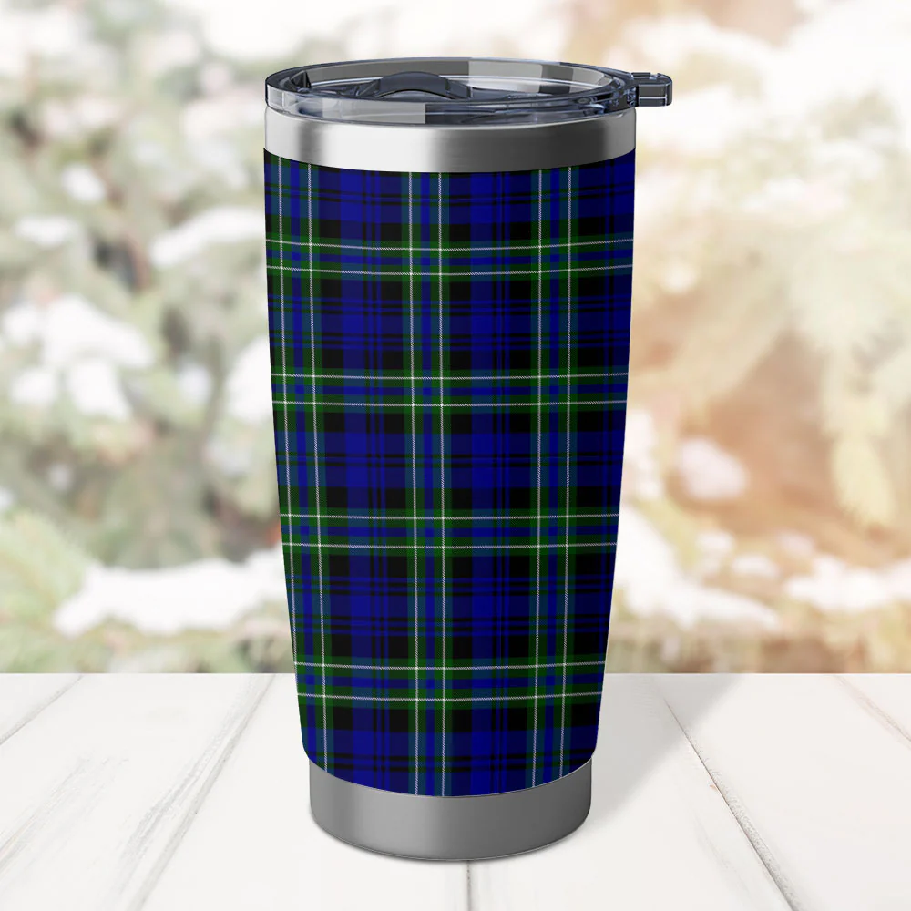 Scottish Arbuthnot Modern Clan Badge Tartan Tumbler - Image 3
