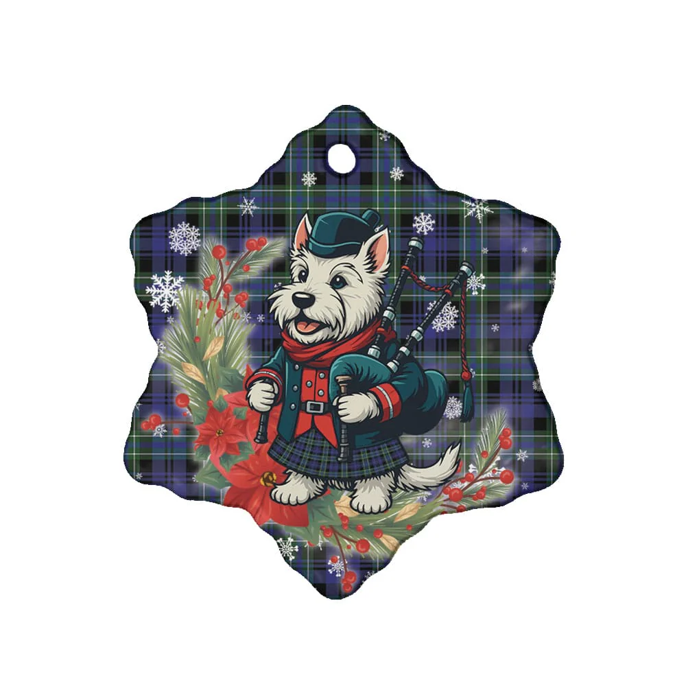 Scottish Arbuthnot Modern Tartan Ceramic Ornament Cute Scottish Terrier Dog - Image 6