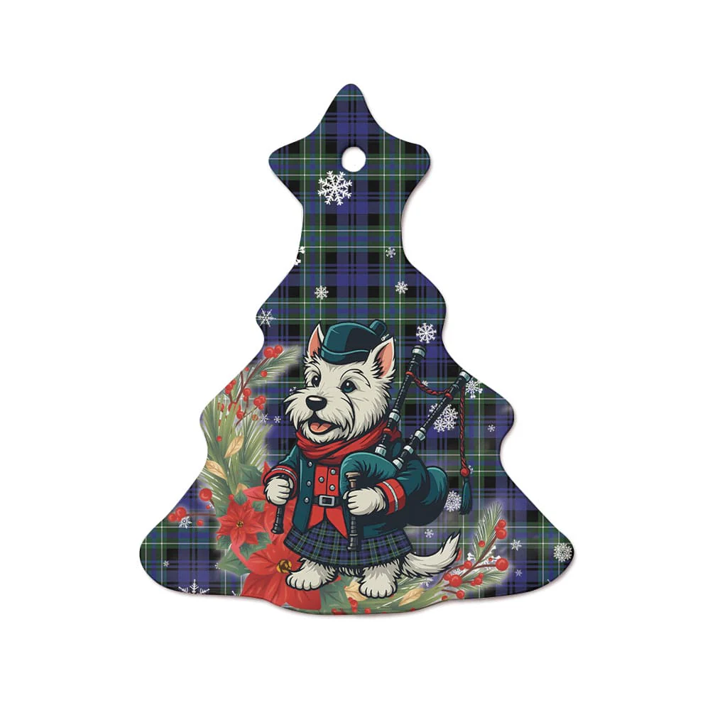 Scottish Arbuthnot Modern Tartan Ceramic Ornament Cute Scottish Terrier Dog - Image 7