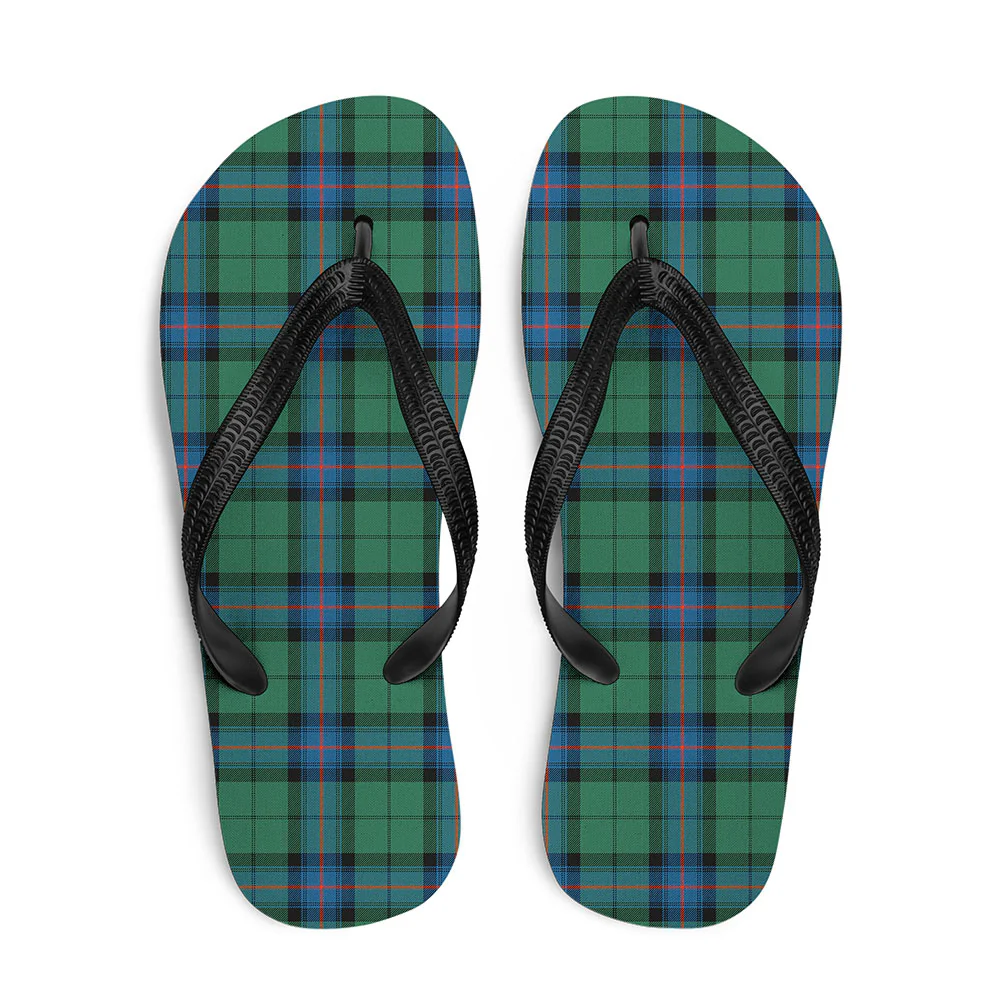 Scottish Armstrong Ancient Clan Badge Tartan Flip Flops