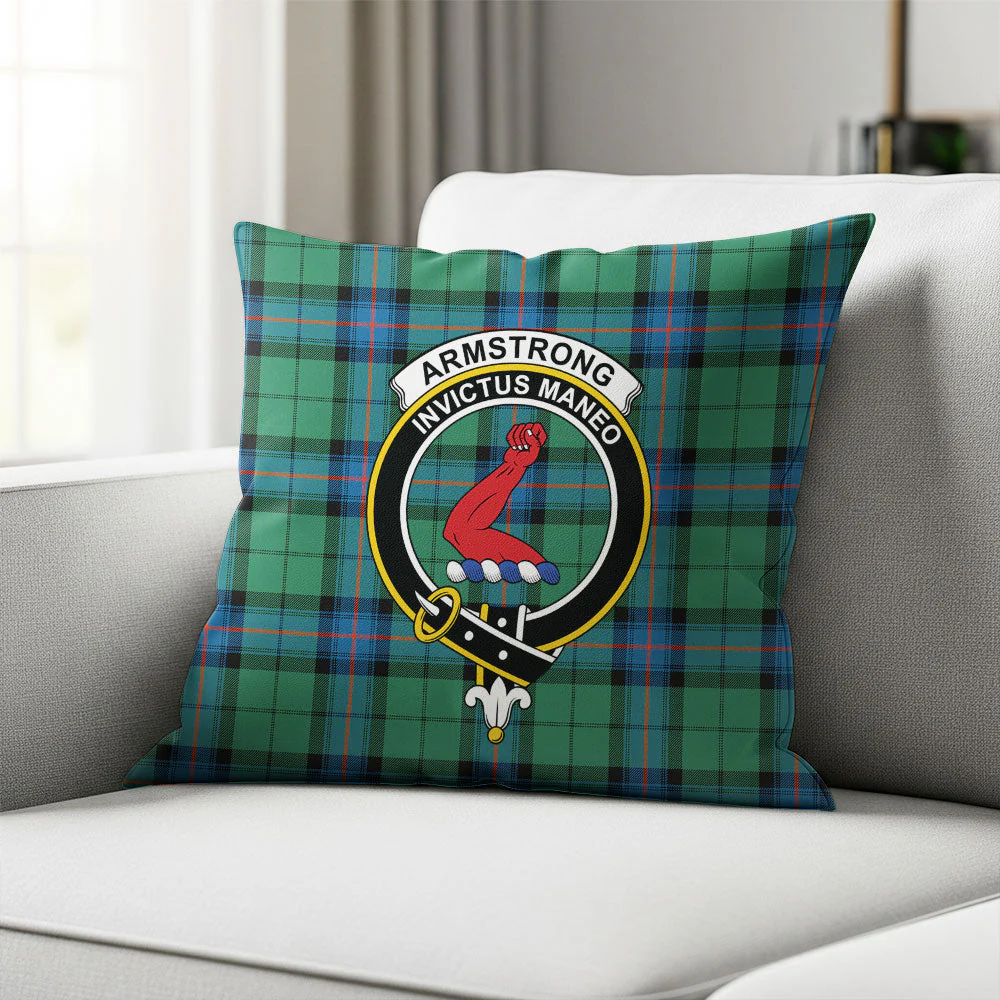 Scottish Armstrong Ancient Clan Badge Tartan Pillow Case - Image 2