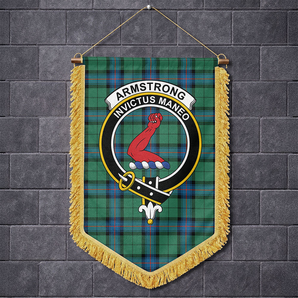 Scottish Armstrong Ancient Clan Badge Tartan Wall Hanging Banner