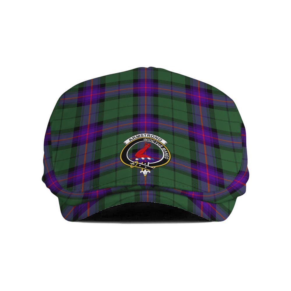 Scottish Armstrong Clan Badge Tartan Flat Cap