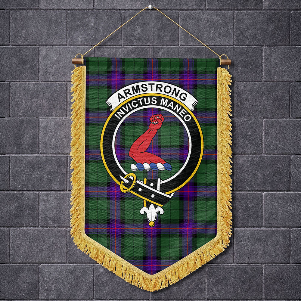 Scottish Armstrong Modern Clan Badge Tartan Wall Hanging Banner