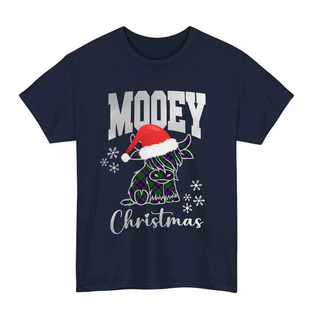 Scottish Armstrong Modern Clan Tartan Unisex T-Shirt - Mooey Christmas - Image 7