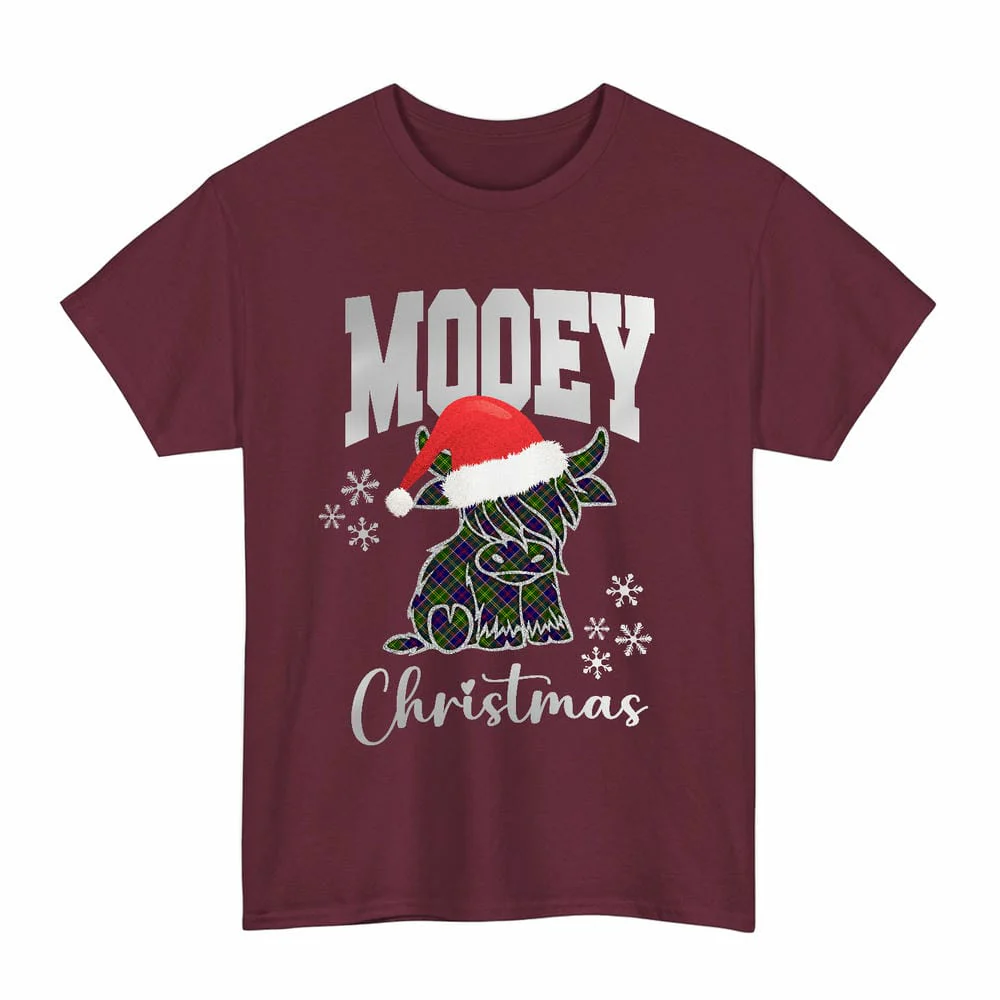 Scottish Ayrshire District Clan Tartan Unisex T-Shirt - Mooey Christmas - Image 4