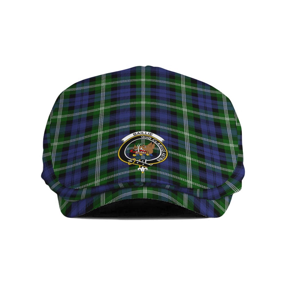 Scottish Baillie Clan Badge Tartan Flat Cap