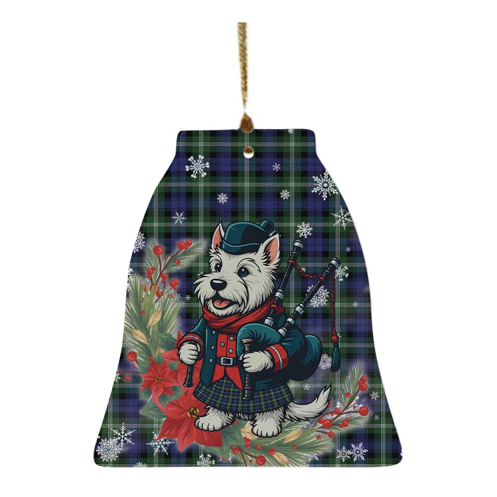 Scottish Baillie Modern Tartan Ceramic Ornament Cute Scottish Terrier Dog - Image 4