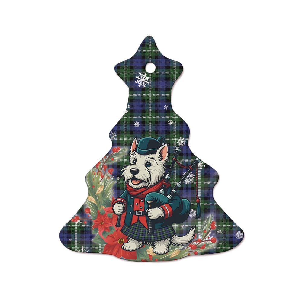 Scottish Baillie Modern Tartan Ceramic Ornament Cute Scottish Terrier Dog - Image 7