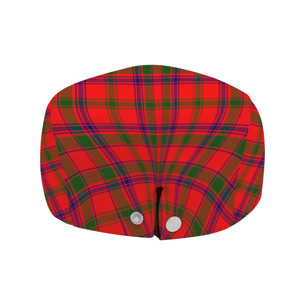Scottish Bain Clan Badge Tartan Flat Cap - Image 4