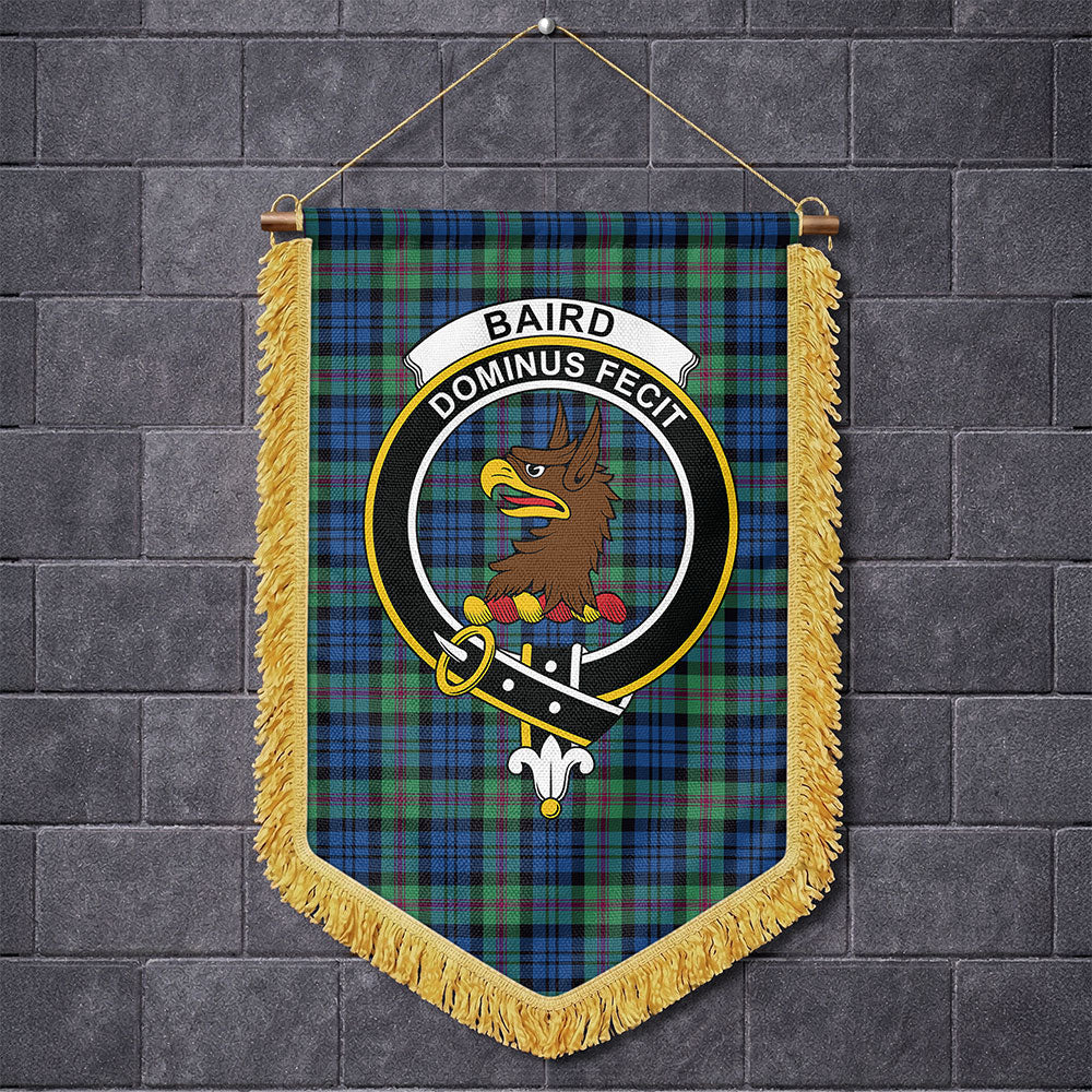 Scottish Baird Ancient Clan Badge Tartan Wall Hanging Banner